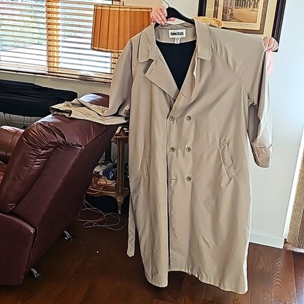 Full Length Men's Trench Coat XXXL